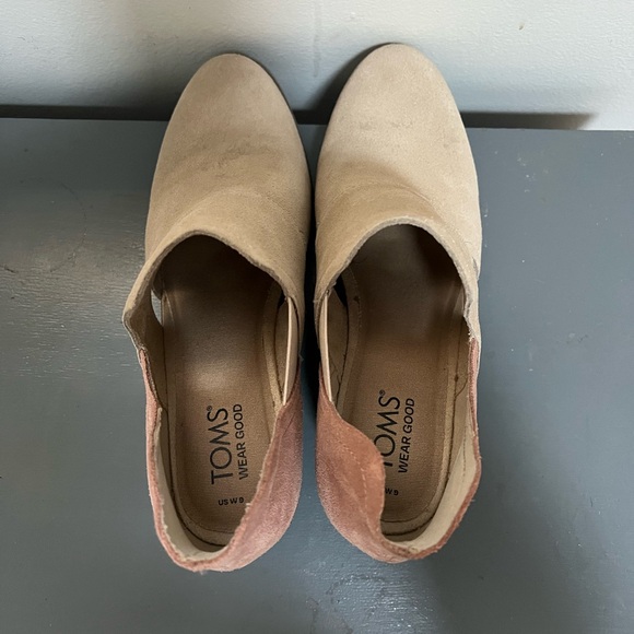 Toms Cream Wedges Stylish Comfort - Picture 6 of 7